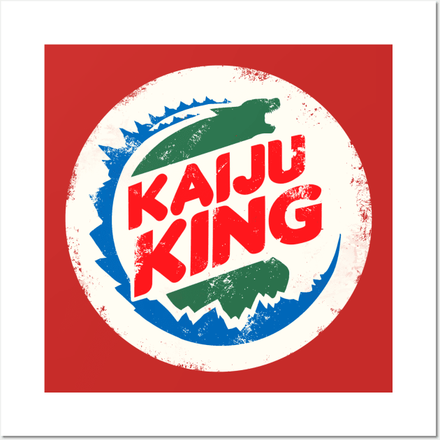 King Kaiju Thermonuclear Wall Art by juanotron